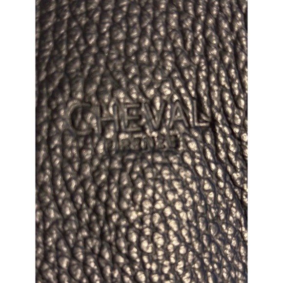 NWOT Cheval Firenze Black Leather Backpack Tassel Drawstring Flap Shoulder Bag - Picture 8 of 8